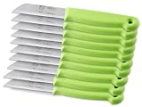 Küchenmesser aus Solingen Obstmesser 10er Set Schälmesser Made in Solingen Universal Messer Grün...