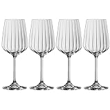 Spiegelau & Nachtmann, Weißweinglas-Set, Kristallglas, 440 ml, Spiegelau LifeStyle, 4450172, 4...