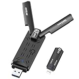 AXE5400 WLAN Stick für Desktop/Laptop/PC, COTDLNK USB 3.0 WLAN 6 Adapter für Windows 10/11, WiFi...