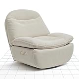 FLEXISPOT Elektrischer Relaxsessel mit Liegefunktion, USB- und Type-C-Anschlüsse, 360° drehbarer...