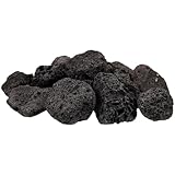 Happyyami Lavasteine: 1 Satz Schwarze Vulkansteine Natürliche Lavakiesel Aquariensteine...