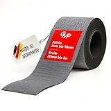 GMP Bautenschutzmatte selbstklebend 4 mm x 10 m x 40 cm | Terassenpad Rolle | Gummigranulatmatte...