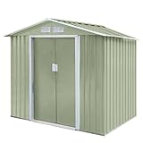 SVITA S100 XL Metall Gerätehaus Verschiedene Größen Geräteschuppen Garten Schuppen Gartenhaus...