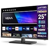 Antteq V25-AF3Q1 Smart TV 25 Zoll (Fernseher 62 cm),FHD,Triple Tuner(DVB-T2/S2/C),App...