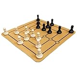 Schachspiel Für Kinder,Reiseschach Brettspiel Für Unterwegs | Holzspielzeug Mit Antikem Rom Design...