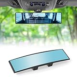 URAQT Auto Rückspiegel,310 mm x 85 mm Universal Innenspiegel Panorama Blendschutz Innen...