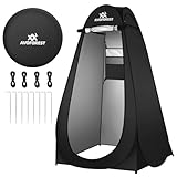 AVOFOREST Pop Up Duschzelt, Toilettenzelt mit Tragetasche & Zubehör, Mobile Umkleidezelt...