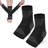 ACWOO 2 Stück Sprunggelenkbandage, Verstellbare Knöchelbandage für Damen/Männer, Atmungsaktive...