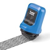 Trodat ID Protector Tintenroller (blau) – Datenschutz Rollstempel um Namen, Adressen uvm...