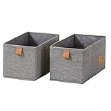 LOVE IT STORE IT Premium Schubladenbox 2-teilig - Organizer für den Kleiderschrank aus Leinen -...