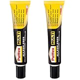 Pattex Multi Alleskleber 2 x 20 g in unkaputtbarer Tube, lösemittelfrei, extrastark, schnell und...