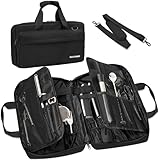 IPEB Messertasche Kochmesser, Tasche für Messer, 16 Fächer Tragbarer Messertasche Kochmesser...