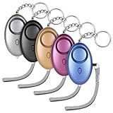 flintronic Persönlicher Alarm, 5 Stück 140 dB Selbstverteidigungsalarm , Taschenalarm Sirene mit...