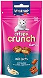 Vitakraft Katzensnack Crispy Crunch, Lachs, 1x 60g
