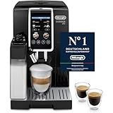 De'Longhi Dinamica Plus ECAM382.70.B, Kaffeevollautomat für Kaffeebohnen, Cappuccino-Maschine mit...