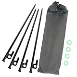 HOODANCOS 1 Satz Zeltspikes Set Teiliges Set mit Zeltheringen Nachtleuchtringen und Tragetasche...