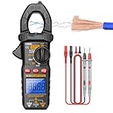 Stromzange - Strommessgerät,Multifunktionales Digitales Messgerät Mit Taschenlampe Und...