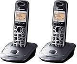 Cordless PANASONIC KX-TG2511JTM Grigio RUBRI.50 NUMERI-CHIAMATA CONFERENZA-Inter (Packung mit 2)