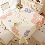 Surwin Quadratisch Wachstuchtischdecke Tischdecke Abwaschbar Wasserdicht Fettdicht Rechteck...