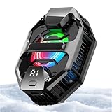 Kühllüfter für Handy,Kühlpad Für Smartphone | Tragbarer Halbleiter-Radiator Mit RGB-Beleuchtung...