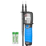 Spannungsprüfer Durchgangsprüfer,GOLDCHAMP 12V-690V AC/DC Spannungstester Phasenprüfer Zweipolig...