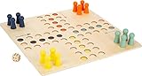 small foot Ludo XL aus Holz für Vier Spieler, Gesellschaftsspiel für die ganze Familie im...