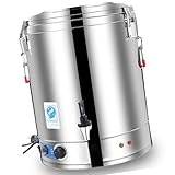 ksxnkhk Suppentopf – 30 l/40 l/50 l/60 l Heißwasserkesselspender, kommerzielle Catering-Urne aus...