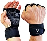 Bullstep Fitness Handschuhe Herren und Damen mit Handgelenkbandage. Gym Handschuhe für Kraftsport,...