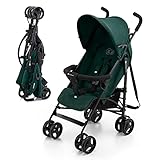 Kinderkraft TIK Kinderwagen, Liegebuggy, Sportwagen, Leicht - 6,5kg, Drehbare Vorderräder,...