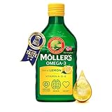 Möller's Omega 3 Lebertran Öl | Nordic Nahrungsergänzung mit EPA, DHA, Vitamin A, D, E | Superior...