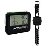 Gymboss Plus Intervall Timer und Stoppuhr Uhrenarmband - Bundle (SCHWARZ/GRÜN SOFTBESCHICHTUNG)
