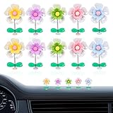 BESPORTBLE 10 Stück Teiliges Blütendekor Auto Wackelblumen Kleine Frühlingsblumen Armaturenbrett...