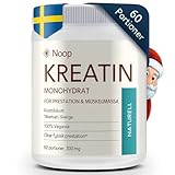 Noop Kreatinmonohydrat 300g - Mikronisiertes Kreatinpulver für Kraft, Muskelaufbau & Regeneration -...