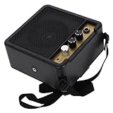 SAFIGLE Tragbarer Kleiner E Gitarrenverstärker 5W mit Audioanschluss für E Gitarre Bass und...