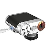 VILTROX Retro Kamerablitz für Kamera, Mini Kamerablitz Blitz GN12, 800mAh Akku, 24W/s Vollleistung,...