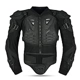 Leatherick Motorrad-Schutzjacke – Ganzkörperpanzer-Brustschutz für Männer und Frauen, Schutz...