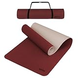 ALPIDEX Yogamatte Rutschfest 190 x 61 x 0.6 cm | 190 x 90 x 0.6 cm Phthalatfreie Fitness TPE Matte...