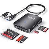 USB 3.0 SD Kartenleser, Beikell Highspeed 4 in 1 USB/USB-C auf SD/TF/CF/MS Kartenlesegerät...