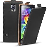 Verco Flip Cover für Samsung Galaxy S5 Case, Flipstyle Schutzhülle für Samsung S5 Hülle...