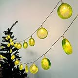 Syzplnwy LED-Lichterkette, batterie- und USB-betrieben, wasserdicht, tropisches Dekor, für drinnen...