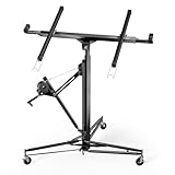 Wiltec XXL Plattenheber bis max. 68 kg, Höhe 140-350 cm, max. Breite 2,90 m, Trockenbau...