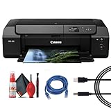Canon PIXMA PRO-200 kabelloser Tintenstrahl-Fotodrucker, randloser Druck, 8-farbige Tinte, schnelle...