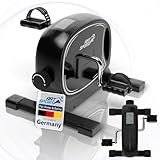 Juskys Pedaltrainer Sportivo - leiser Heimtrainer, Fitnessgerät, Senioren, Armtrainer, Beintrainer,...