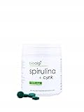 Natürliches Nahrungsergänzungsmittel mit Spirulina, Zink und Vitamin B12-250 Tabletten Spirulina +...