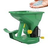 Hogvinnatil Manueller Streuwagen für Rasen – Handkurbel für Garten und Rasen, tragbares und...