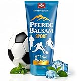 SwissMedicus Pferdebalsam Massage-gel Effektive nach aktivem Sport Kräuterbalsam hergestellt aus 25...