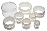 KitchenCraft Keksausstecher Set mit Sieben Ausstechern, Geeignet für jede Art von Gebäck, Runde...