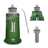 joypur Trinkflasche mit Filter Faltbar - 650 ml Wasserfliter Outdoor Survival aus TPU...