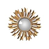 CHEHOMA Konvexer Spiegel, Flamme, 35 cm