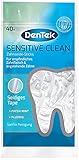 40 St. DenTek Sensitive Clean Zahnseide-Sticks - für sensibles Zahnfleisch - engstehende Zähne -...